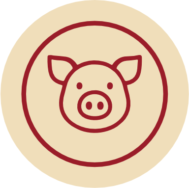 frigorífico helbing Ícone porco cor clara