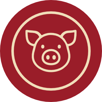 frigorífico helbing Ícone porco