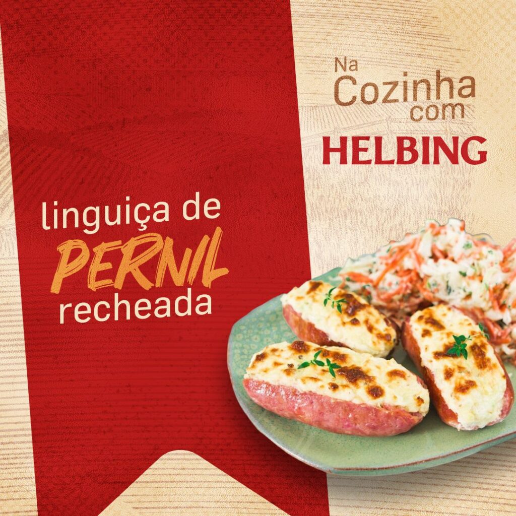 frigorífico helbing linguiça de pernil recheada