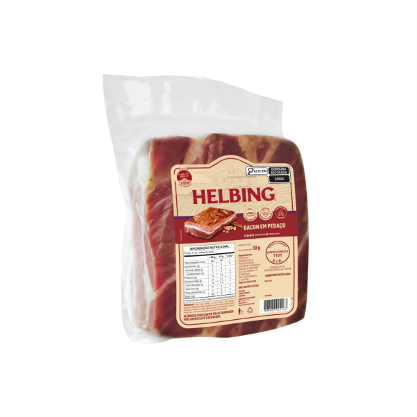 Produtos frigurifico helbing bacon em pedaços